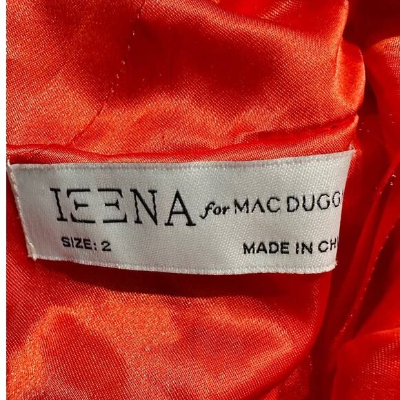 IEENA for Mac Duggal 55379 Red Chiffon A-Line Ballgown Women's Sz 2 NWT - Picture 7 of 10